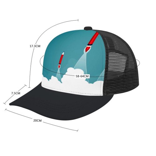 yanfind Adult Bend Rubber Baseball Hollow Out Rocket Concept Spaceship Startup Launch Start Design Success Successful Freedom Flame Beach,Tourism,Mountaineering,Sports, Parties,Cycling
