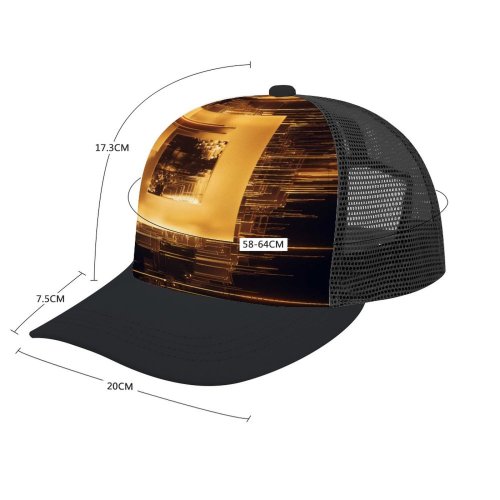 yanfind Adult Bend Rubber Baseball Hollow Out Glitch Golden Beach,Tourism,Mountaineering,Sports, Parties,Cycling