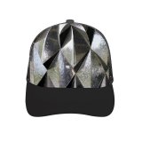 yanfind Adult Bend Rubber Baseball Hollow Out Abstract Architecture Angular Angles Shapes Sharp Pointed Design Metal Metallic Beach,Tourism,Mountaineering,Sports, Parties,Cycling