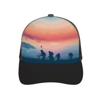 yanfind Adult Bend Rubber Baseball Hollow Out Goonies Morning Sunrise Silhouette Minimal Art Landscape Panorama Beach,Tourism,Mountaineering,Sports, Parties,Cycling
