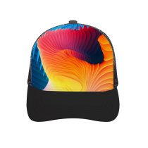 yanfind Adult Bend Rubber Baseball Hollow Out Weinkle Abstract Spectrum Spiral Colorful Symmetric Rhythm Beach,Tourism,Mountaineering,Sports, Parties,Cycling