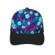 yanfind Adult Bend Rubber Baseball Hollow Out Abstract Cubes Colorful Patterns Beach,Tourism,Mountaineering,Sports, Parties,Cycling