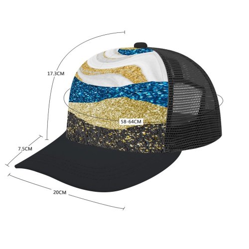 yanfind Adult Bend Rubber Baseball Hollow Out Abstract Rock Strata Textures Glitter Gold Marble Golden Beach,Tourism,Mountaineering,Sports, Parties,Cycling