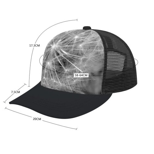 yanfind Adult Bend Rubber Baseball Hollow Out Dandelion Seed Flower Peace Tranquality Delicate Grey Disperse Spring Season Summer Allergy Beach,Tourism,Mountaineering,Sports, Parties,Cycling