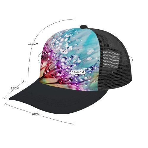 yanfind Adult Bend Rubber Baseball Hollow Out Dandelion Flowers Multicolor Colorful Drops K Beach,Tourism,Mountaineering,Sports, Parties,Cycling