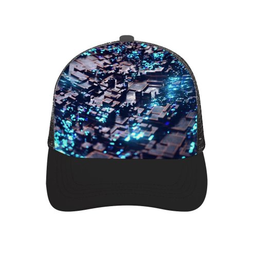 yanfind Adult Bend Rubber Baseball Hollow Out Greebles Render CGI D Cyan Glowing SciFi Beach,Tourism,Mountaineering,Sports, Parties,Cycling