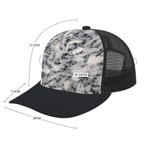 yanfind Adult Bend Rubber Baseball Hollow Out Frost Winter Autumn Crystal Glass Texture Tile Design Rock Metal Beach,Tourism,Mountaineering,Sports, Parties,Cycling