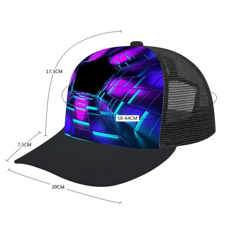 yanfind Adult Bend Rubber Baseball Hollow Out D Shapes Purple Dark Vanishing Point Tunnel Pentagon Beach,Tourism,Mountaineering,Sports, Parties,Cycling