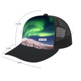 yanfind Adult Bend Rubber Baseball Hollow Out Northern Lights Mountains Snow Covered Landscape Astronomy Night Sky Scenery Beach,Tourism,Mountaineering,Sports, Parties,Cycling