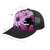 yanfind Adult Bend Rubber Baseball Hollow Out Daisy Flowers Purple Garden Closeup Bloom Beach,Tourism,Mountaineering,Sports, Parties,Cycling