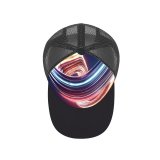 yanfind Adult Bend Rubber Baseball Hollow Out Swirls Render CGI D Colorful Glowing Beach,Tourism,Mountaineering,Sports, Parties,Cycling