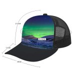 yanfind Adult Bend Rubber Baseball Hollow Out Northern Lights Aurora Borealis Winter Norway Beach,Tourism,Mountaineering,Sports, Parties,Cycling