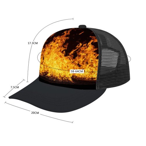 yanfind Adult Bend Rubber Baseball Hollow Out Dark Bonfire Flames Night K Beach,Tourism,Mountaineering,Sports, Parties,Cycling