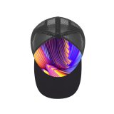 yanfind Adult Bend Rubber Baseball Hollow Out Weinkle Abstract Twirls Colorful Spectrum Violet Beach,Tourism,Mountaineering,Sports, Parties,Cycling