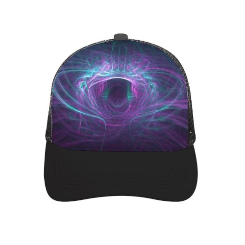 yanfind Adult Bend Rubber Baseball Hollow Out Abstract Fractals Trippy Dreamy Surreal Creative Beach,Tourism,Mountaineering,Sports, Parties,Cycling
