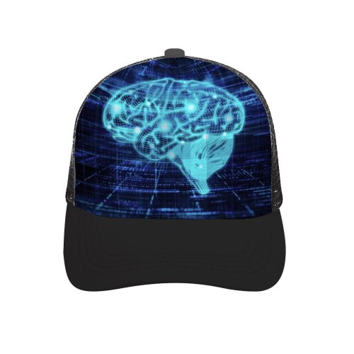 yanfind Adult Bend Rubber Baseball Hollow Out Artificial Brain Ai Data Information Intelligent Technology Concept Digital Science Futuristic System Beach,Tourism,Mountaineering,Sports, Parties,Cycling