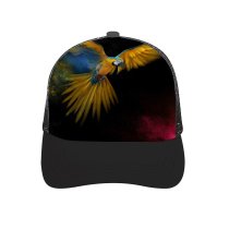yanfind Adult Bend Rubber Baseball Hollow Out Dark Macaw Feathers Colorful Bird Beach,Tourism,Mountaineering,Sports, Parties,Cycling