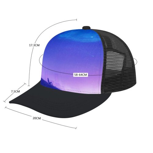 yanfind Adult Bend Rubber Baseball Hollow Out Girl Rooftop Sky Home Dream Whale Starry Night Purple Beach,Tourism,Mountaineering,Sports, Parties,Cycling