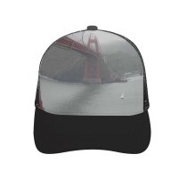 yanfind Adult Bend Rubber Baseball Hollow Out Golden Gate Francisco California Mist Sailboat Park Atmospheric Fog Suspension Beach,Tourism,Mountaineering,Sports, Parties,Cycling