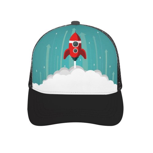 yanfind Adult Bend Rubber Baseball Hollow Out Rocket Launch Design Start Technology Innovation Web Success Idea Creative Concept Space Beach,Tourism,Mountaineering,Sports, Parties,Cycling