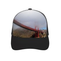 yanfind Adult Bend Rubber Baseball Hollow Out Golden Gate Bay Bridges Francisco California Atmospheric Fixed Fog Beach,Tourism,Mountaineering,Sports, Parties,Cycling