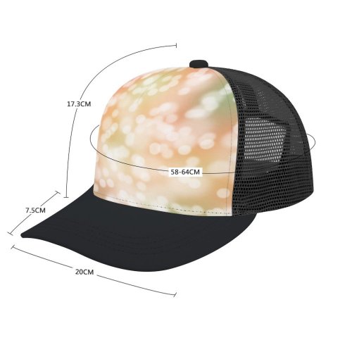 yanfind Adult Bend Rubber Baseball Hollow Out Abstract Bokeh Shapes Circles Faded Beach,Tourism,Mountaineering,Sports, Parties,Cycling