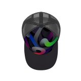yanfind Adult Bend Rubber Baseball Hollow Out Abstract Space Dark Beach,Tourism,Mountaineering,Sports, Parties,Cycling
