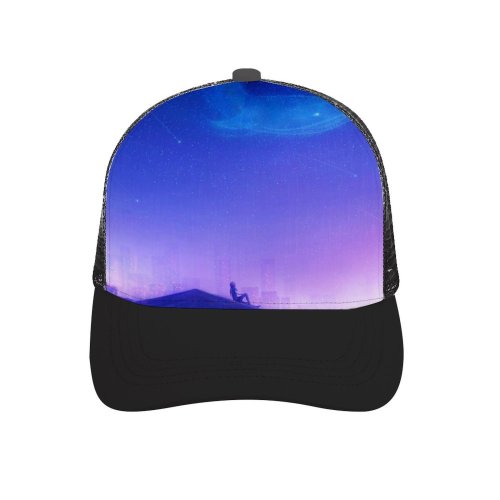 yanfind Adult Bend Rubber Baseball Hollow Out Girl Rooftop Sky Home Dream Whale Starry Night Purple Beach,Tourism,Mountaineering,Sports, Parties,Cycling