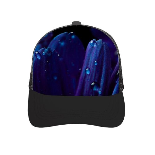 yanfind Adult Bend Rubber Baseball Hollow Out Petals Macro Vivid Dew Drops Dark Droplets Beach,Tourism,Mountaineering,Sports, Parties,Cycling