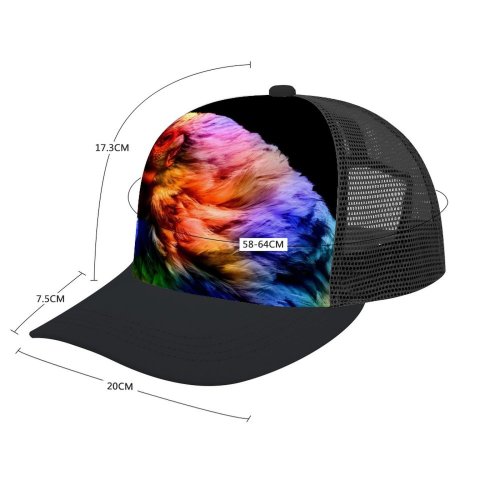 yanfind Adult Bend Rubber Baseball Hollow Out Dark Chicken Colorful AMOLED Beach,Tourism,Mountaineering,Sports, Parties,Cycling