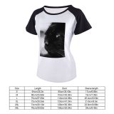 yanfind Women's Sleeve Raglan T Shirt Short Cat Pet