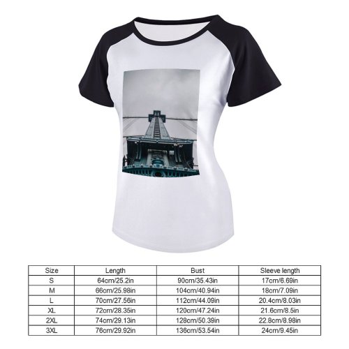 yanfind Women's Sleeve Raglan T Shirt Short Architectural Design Architecture Building Daylight Iron Landmark Outdoors Tourism Urban