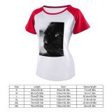 yanfind Women's Sleeve Raglan T Shirt Short Cat Pet