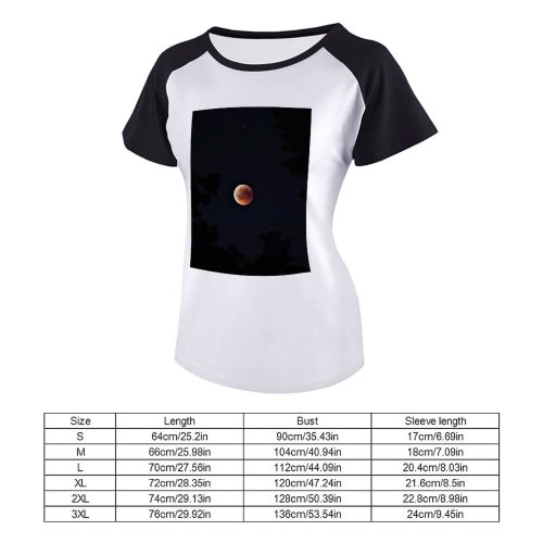 yanfind Women's Sleeve Raglan T Shirt Short Astrology Astronomy Astrophotography Beautiful Celestial Cosmos Dark Evening Galaxy Lunar