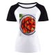 yanfind Women's Sleeve Raglan T Shirt Short Berries Delicious Edible Fruit Healthy Juicy Leaf Ripe Strawberries Tasty