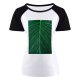 yanfind Women's Sleeve Raglan T Shirt Short Android Art Botanical Dew Dewdrops Droplets Drops Freshness Leaf Growth IPhone Macro