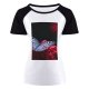 yanfind Women's Sleeve Raglan T Shirt Short Antenna Beautiful Butterfly Delicate Flower Garden Insect Iphone Monarch Moth Petals