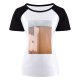 yanfind Women's Sleeve Raglan T Shirt Short Architectural Design Architecture Building Exterior Clouds Concrete Contemporary Daylight High Industrial Plant