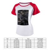 yanfind Women's Sleeve Raglan T Shirt Short Adorable Cute Dog Pet _