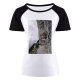 yanfind Women's Sleeve Raglan T Shirt Short Architecture Building Climb Daylight Ebenalp Path Gasthaus Grass High Hill Landscape