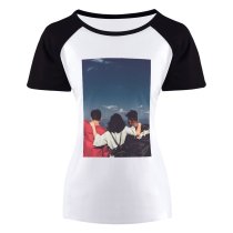 yanfind Women's Sleeve Raglan T Shirt Short Boys Friends Girl Outdoors Spring Break