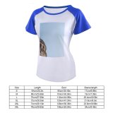 yanfind Women's Sleeve Raglan T Shirt Short Ancient Architecture Art Building Castle Cathedral Church City Daylight Exterior Gothic Historic