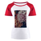 yanfind Women's Sleeve Raglan T Shirt Short Beautiful Flowers Bloom Blooming Colorful Colourful Delicate Flora Flower Growth