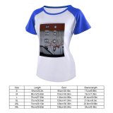 yanfind Women's Sleeve Raglan T Shirt Short Architectural Design Architecture Building Concrete Contemporary Daylight Daytime Exterior Glass Items