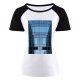 yanfind Women's Sleeve Raglan T Shirt Short Architectural Design Architecture Building Contemporary Exterior Facade Futuristic Glass Items Offices