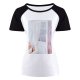 yanfind Women's Sleeve Raglan T Shirt Short Curtain Design Door Furniture Glass Items Interior Pillows Room Wooden