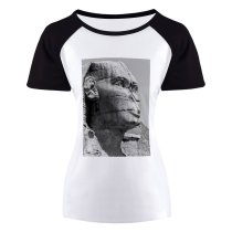 yanfind Women's Sleeve Raglan T Shirt Short Ancient Architecture Art Egypt Famous Landmark Great Sphinx Giza Monument Outdoors Rock