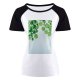 yanfind Women's Sleeve Raglan T Shirt Short Branches Cloudy Facebook From Below Garden Growth Leaf Leaves Sky Tree