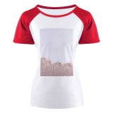 yanfind Women's Sleeve Raglan T Shirt Short Architectural Design Architecture Building Contemporary Daylight Daytime Exterior Glass Items Panels