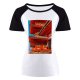 yanfind Women's Sleeve Raglan T Shirt Short Ancient Architecture Asian Building Daylight Daytime Famous Landmark Landscape Outdoors Religion